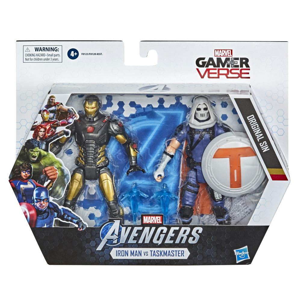 Marvel Gamerverse - Avengers - Iron Man vs Taskmaster Action Figures (F0123) LOW STOCK