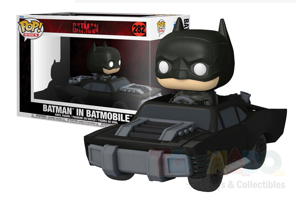 Funko Pop! Rides #282 The Batman Batman In Batmobile Vinyl