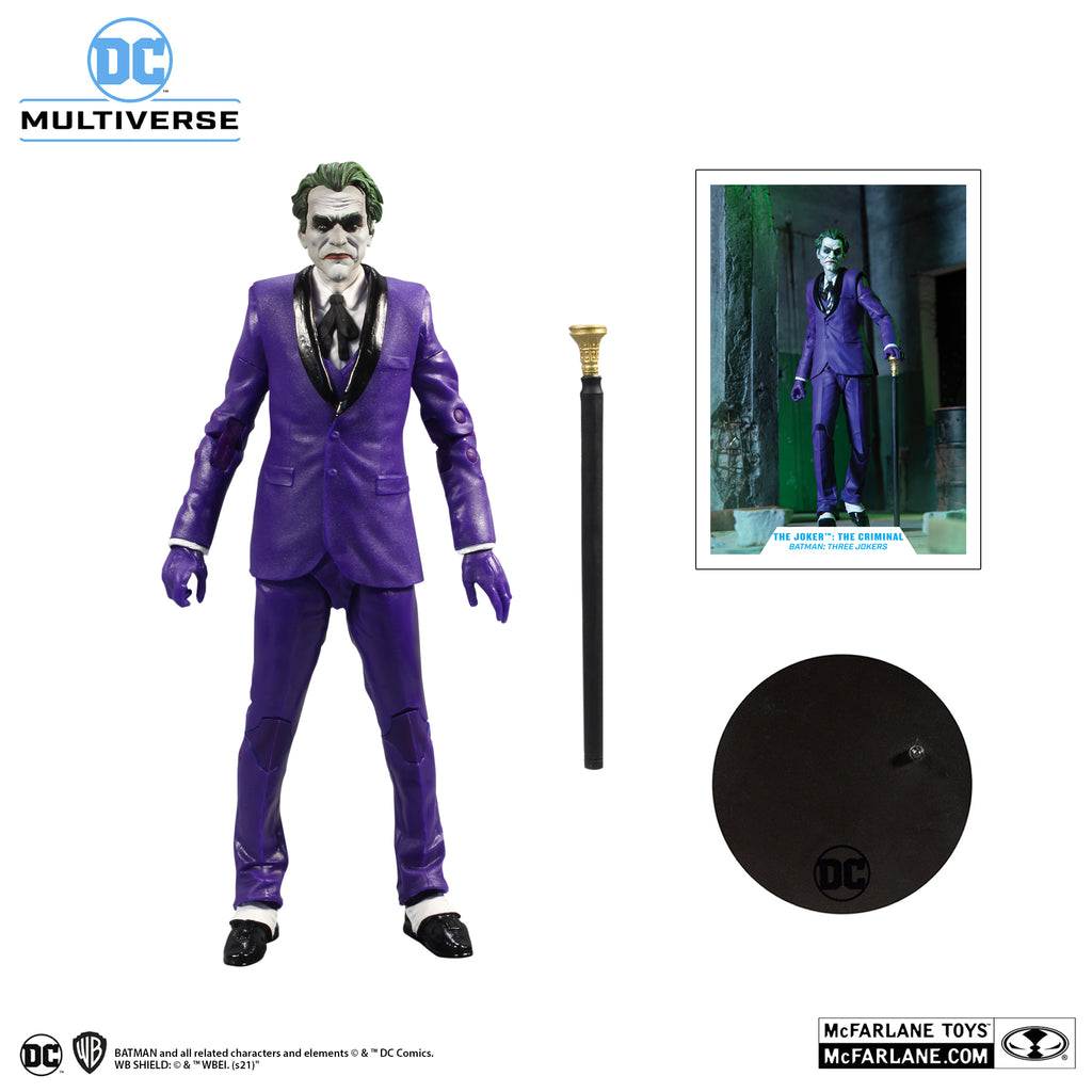 McFarlane Toys - DC Multiverse - Batman: Three Jokers - The Joker (The Criminal) Action Figure 30139