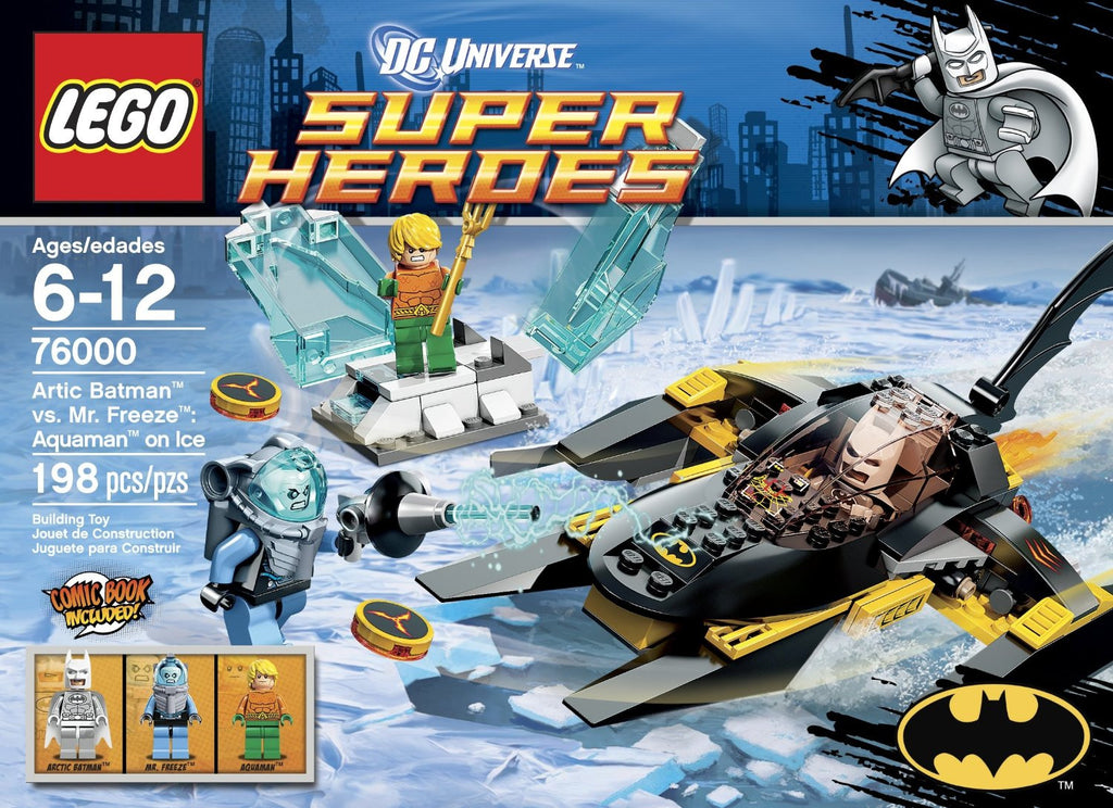 LEGO DC Universe Super Heroes - Arctic Batman vs. Mr. Freeze: Aquaman on Ice (76000) LOW STOCK