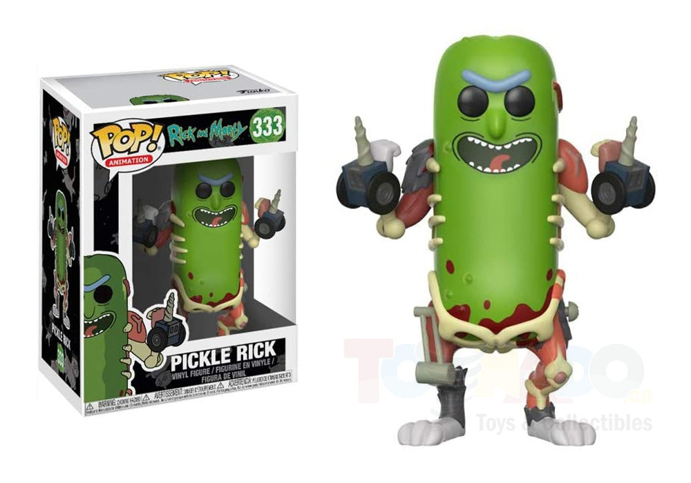 Funko POP! Animation #333 -Rick and Morty - Pickle Rick Vinyl Figure