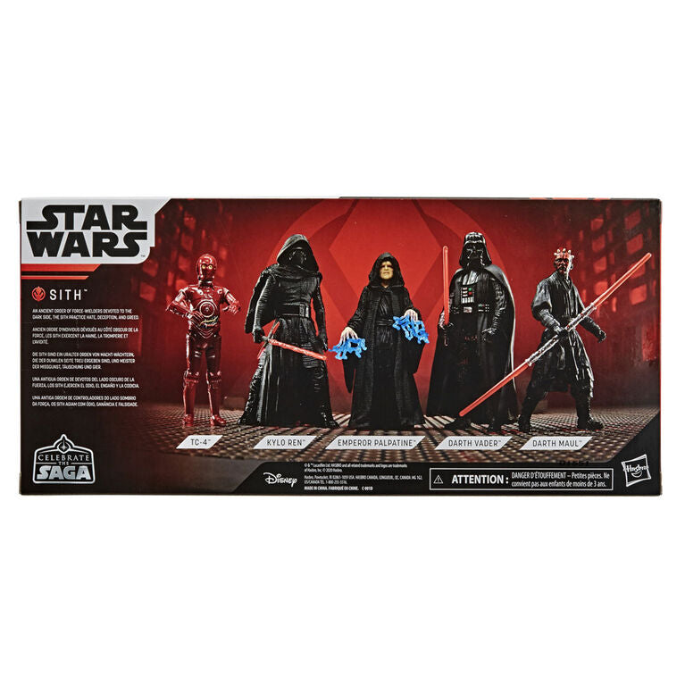 Star Wars - Celebrate the Saga - Sith Action Figure Set 5-Pack 3.75in Action Figures (F1414) LOW STOCK