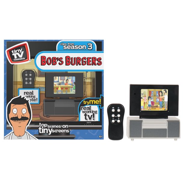 Tiny TV Classics with Working Remote Control - Bob's Burgers (Clips from Season 3)