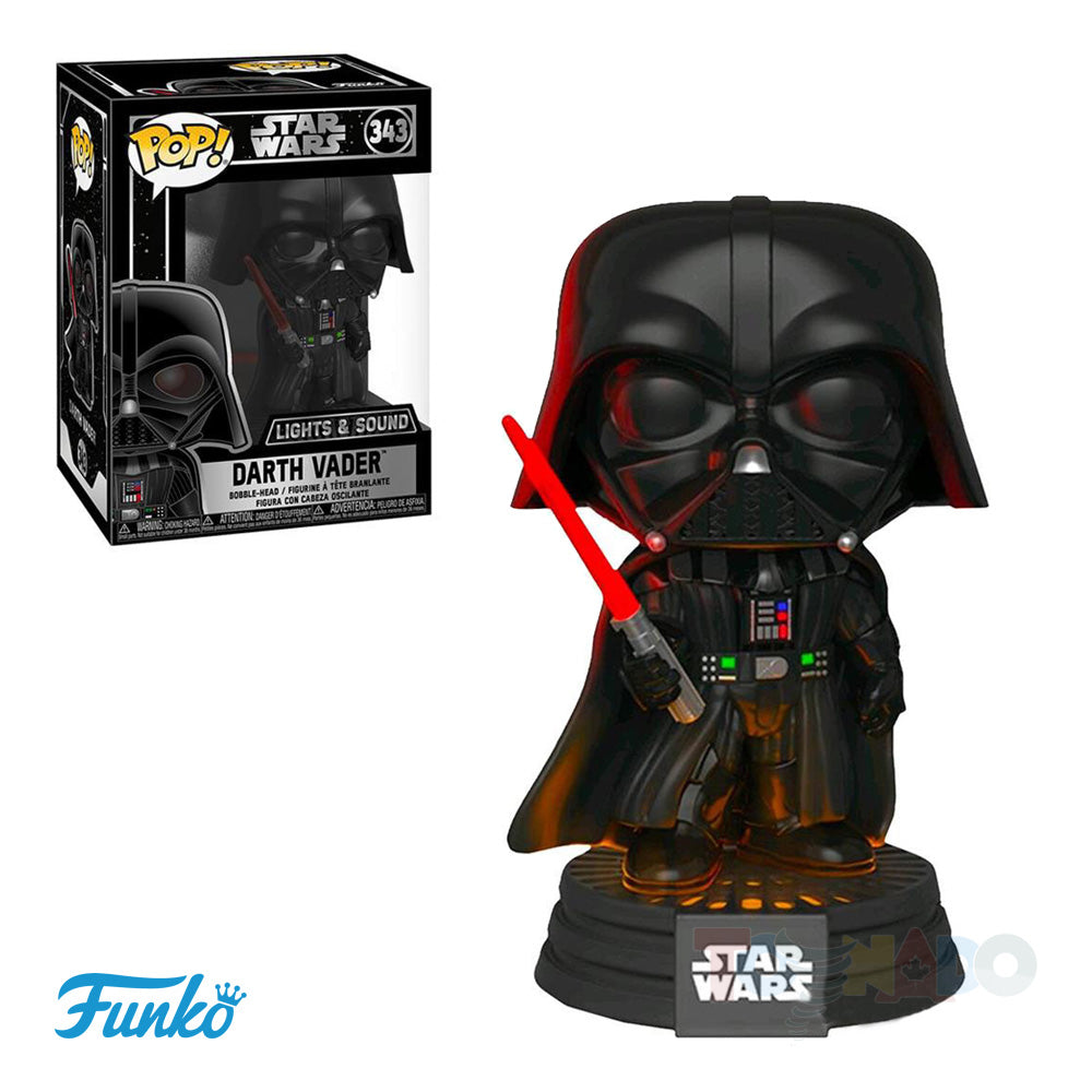 Funko Pop! Star Wars #343 - Darth Vader (Electronic Lights & Sound) Vinyl Figure (35519) LOW STOCK