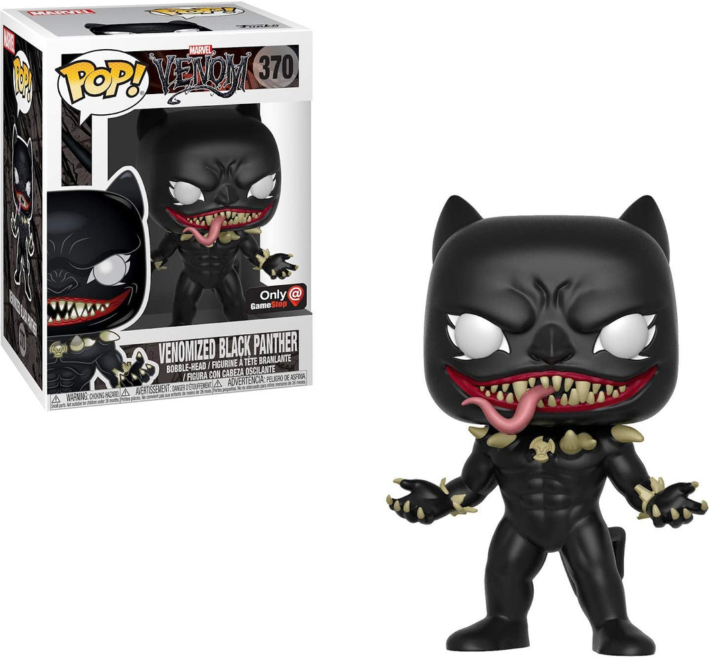 Funko Pop! Marvel - Venom #370 - Venomized Black Panther Vinyl Figure