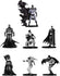 DC Collectibles - Series 4 - Batman Black & White 7-Pack Mini Figure Set (36223) LAST ONE!