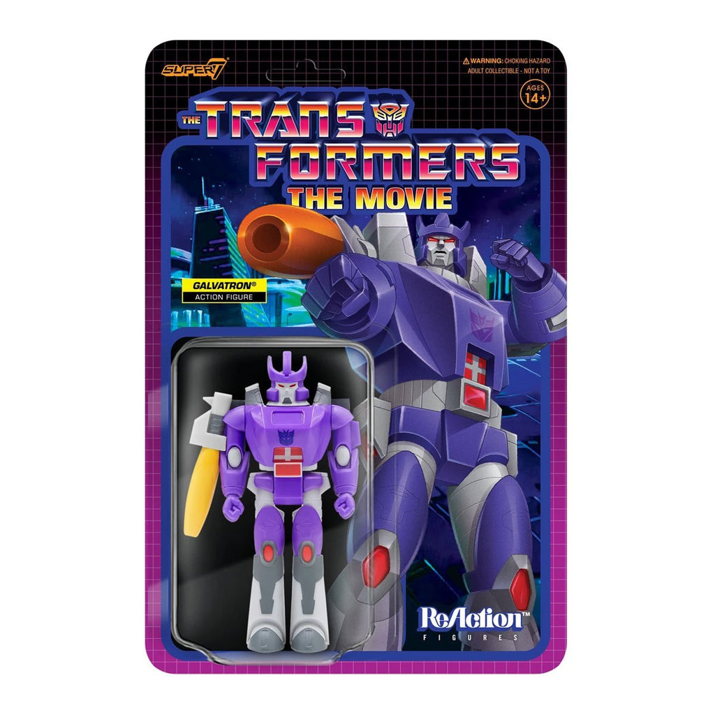 Super7 ReAction Figures Transformers Galvatron Action Figure