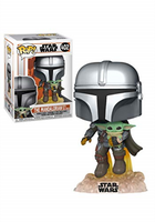 Funko Pop! Star Wars - The Mandalorian #402 - The Mandalorian with the Child Vinyl Bobble-Head Figure