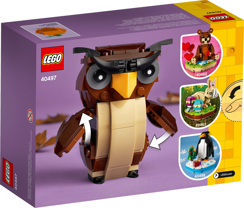 LEGO Exclusives - Holiday Series - Halloween Owl Building Toy (40497) LOW STOCK