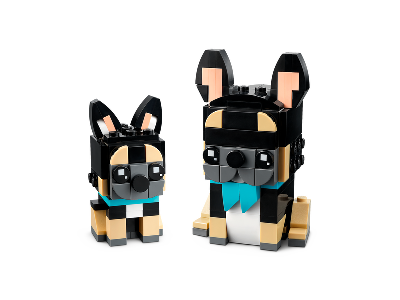 LEGO BrickHeadz: Pets - Puppy and French Bulldog Building Toy (40544)