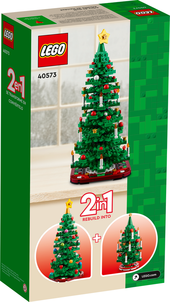 LEGO Exclusives - Holiday Series - Christmas Tree Building Toy (40573) LOW STOCK