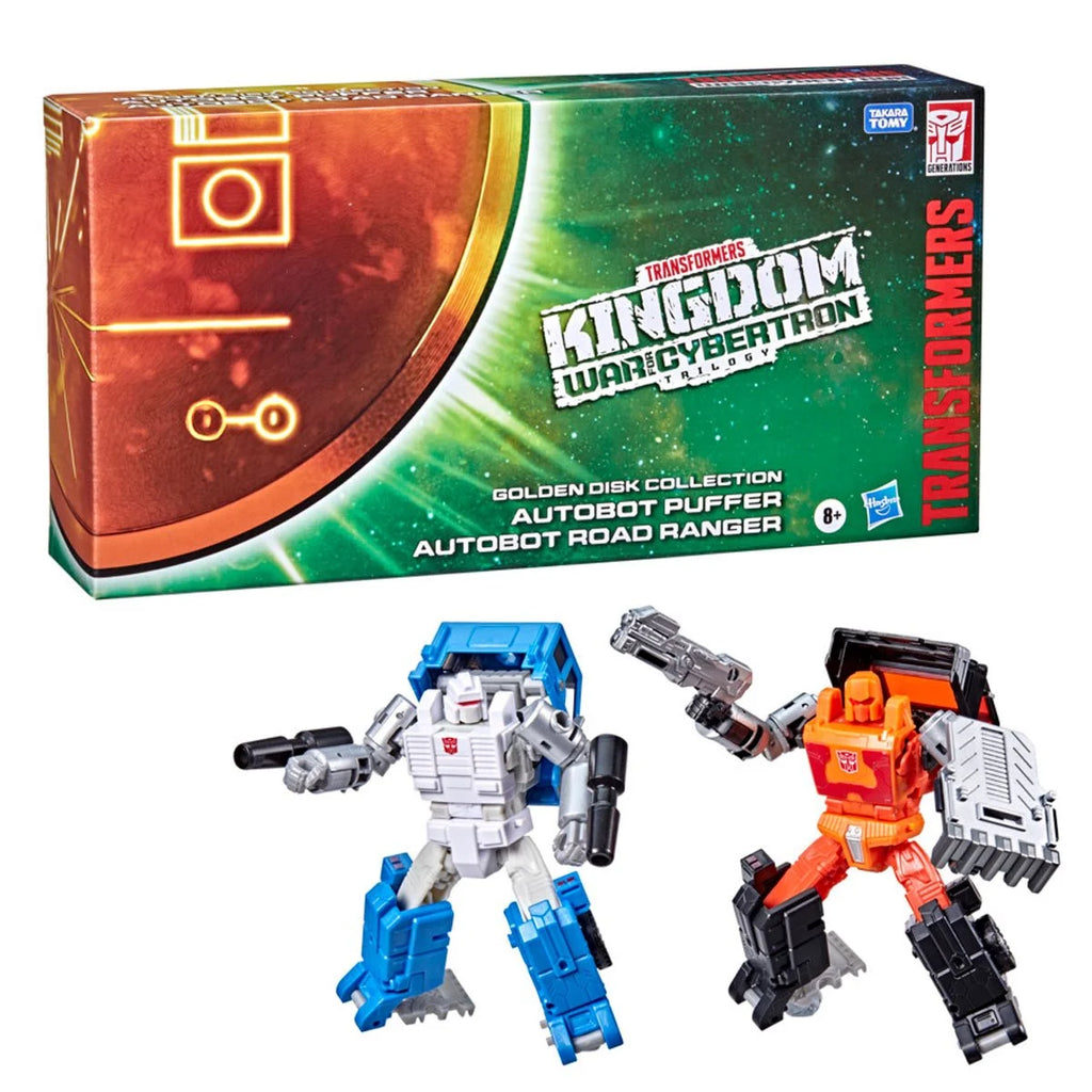Transformers - War for Cybertron: Golden Disk Collection (Chapter 1) Autobot Road Ranger and Autobot Puffer (F2820)