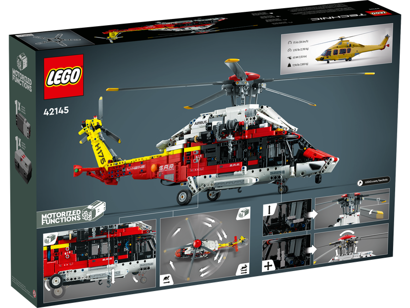 LEGO Technic Airbus H175 Rescue Helicopter (42145) Building Toy LOW STOCK
