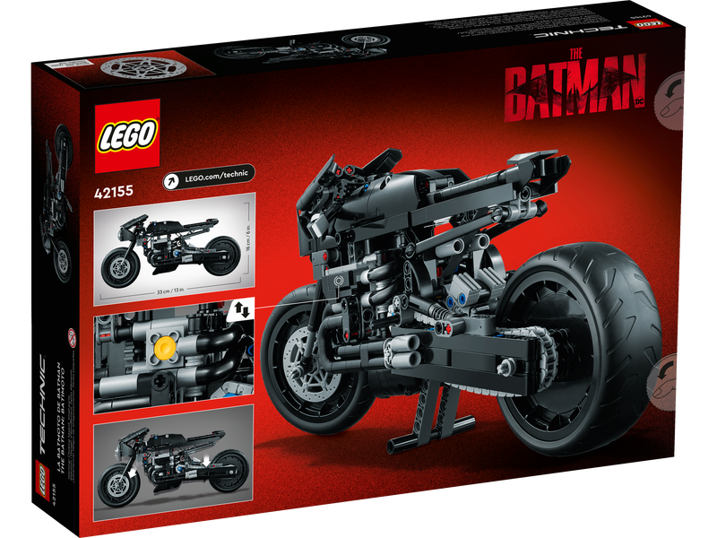 LEGO Technic DC Comics The Batman Movie Batcycle 42155