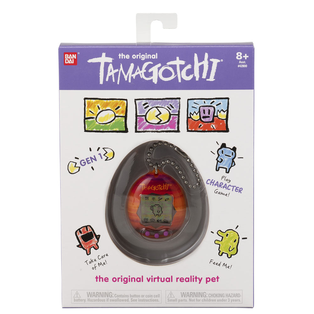 Bandai - Original Tamagotchi - Gen 1 - Play Character Game - Sunset Electronic Toy (42865)