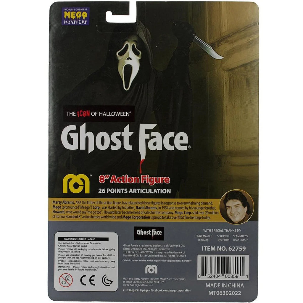 Mego Movies - Scream - Ghost Face 8-Inch Action Figure (62759) LOW STOCK