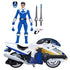 Power Rangers: Lightning Collection - Time Force Blue Ranger (With Vector Cycle) Action Figure (F5702) LAST ONE!