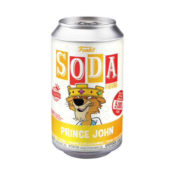 Funko Vinyl Soda - Prince John Vinyl Figure LAST ONE!