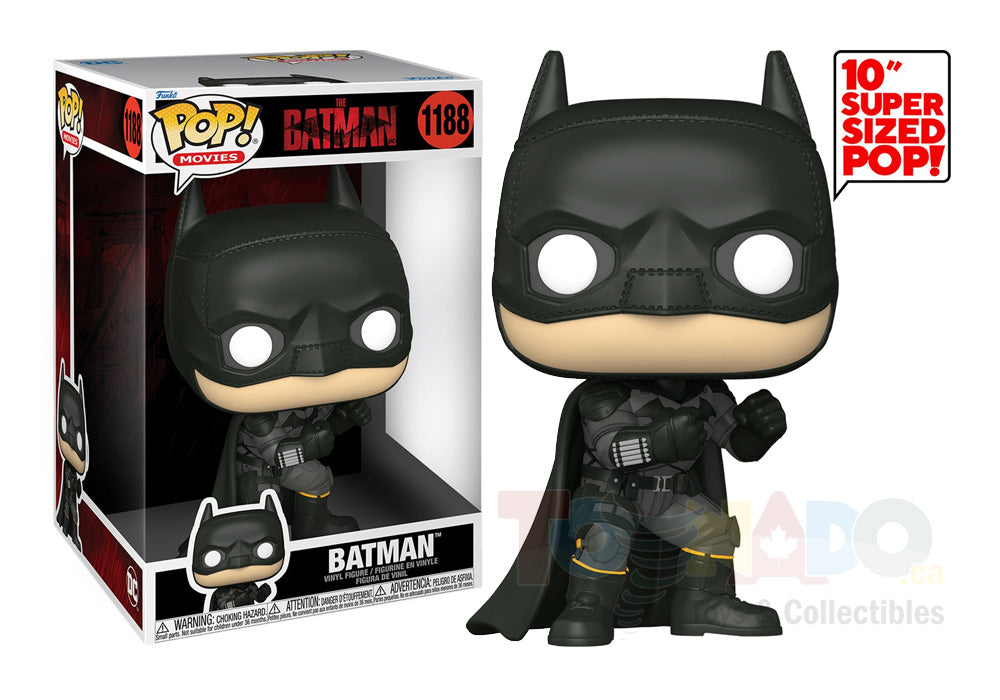 Funko Pop! Movies #1188 The Batman (2022) Batman 10-Inch Vinyl Figure LAST ONE!