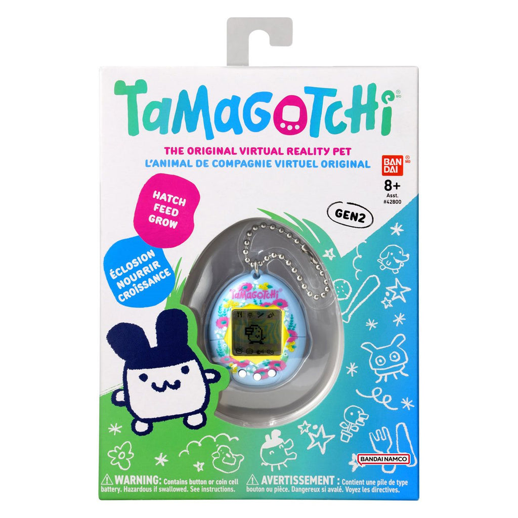 Bandai - The Original Tamagotchi (Gen 2) Garden Poppies Portable Electronic Game (42958) LOW STOCK