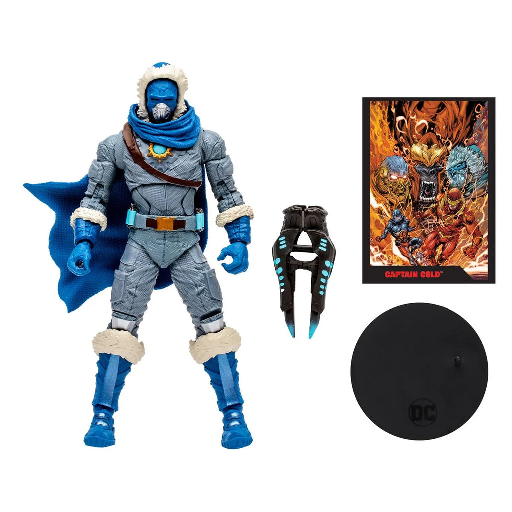 DC Direct (McFarlane Toys) Page Punchers Captain Cold Action Figure with The Flash Comic Book (15908)