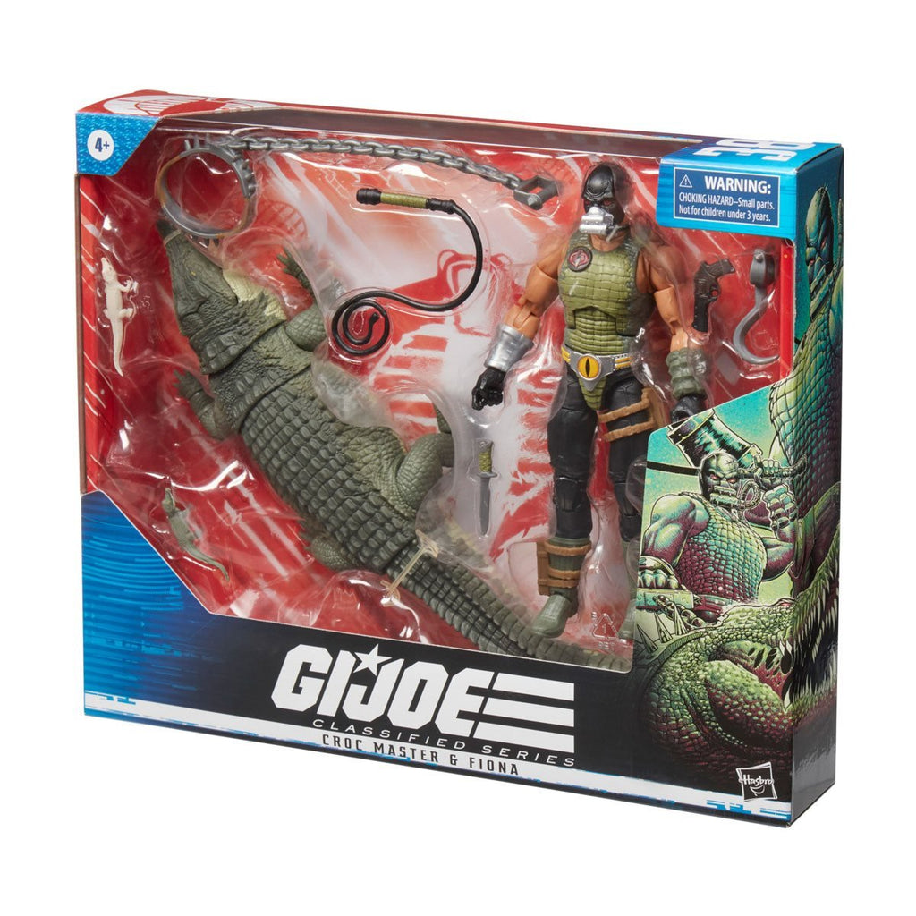 G.I. Joe Classified Series Croc Master & Fiona (Alligator) Action Figure Set (F4320)