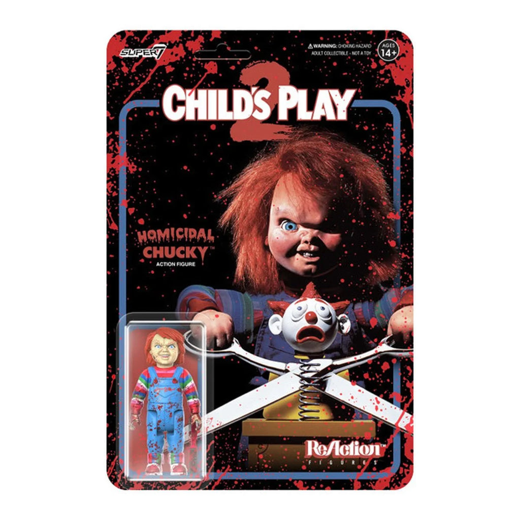 Super7 ReAction Figures - Child's Play 2 - Homicidal Chucky Action Figure (82430) LOW STOCK