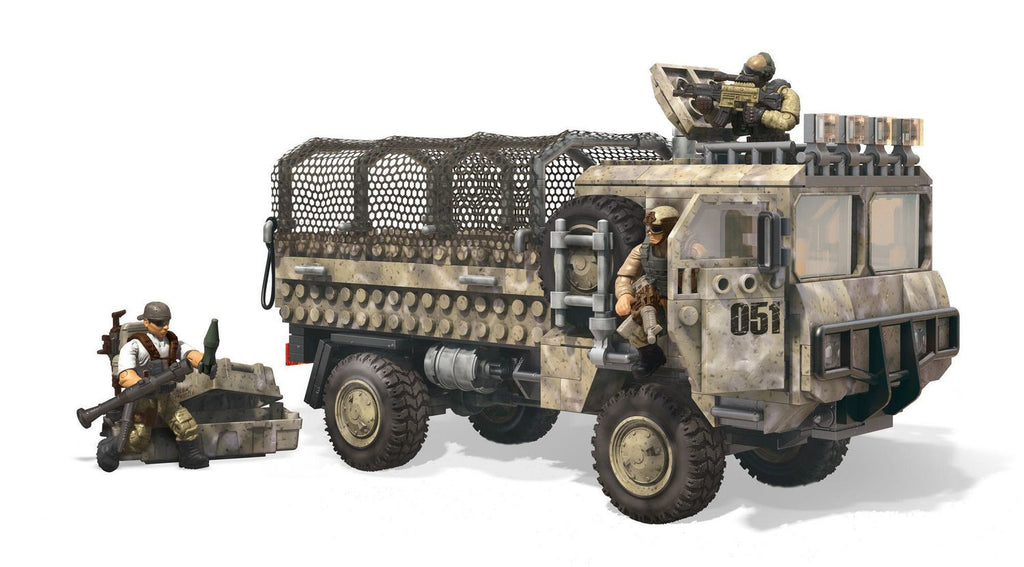 Mega Construx - Call of Duty - Heavy Tactical Cargo Truck (FVG06) RETIRED, ULTRA-RARE, LAST ONE!