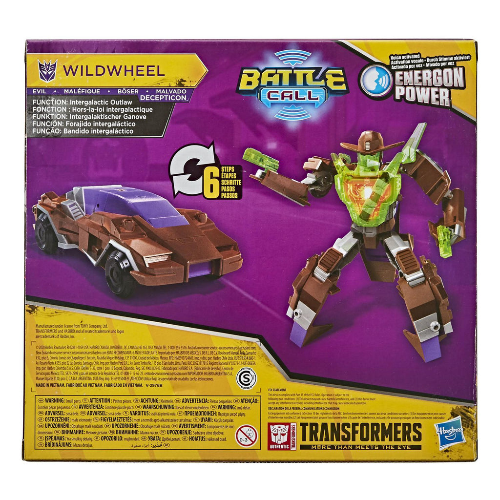 Transformers Bumblebee Cyberverse Adventures - Battle Call Trooper Wildwheel Action Figure (E8374)