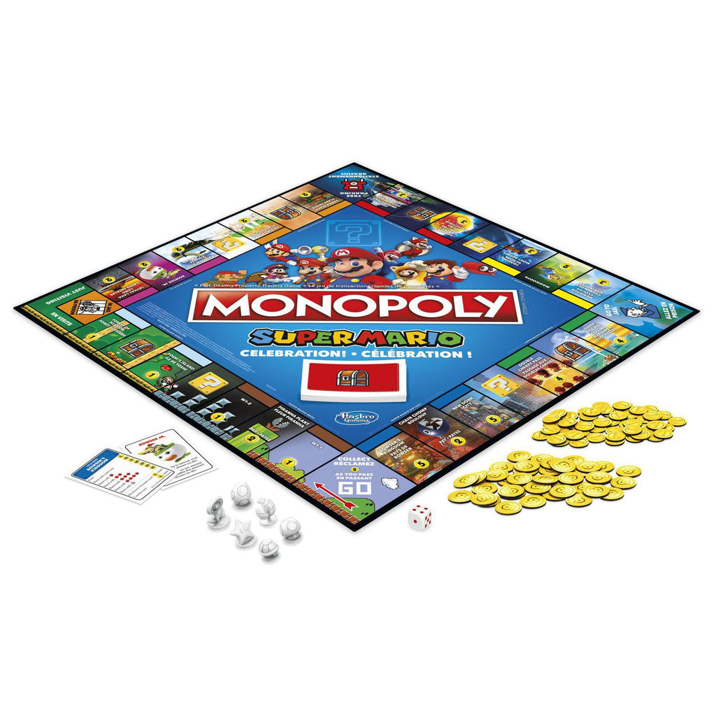  Monopoly: Super Mario Bros Collector's Edition Board Game :  Toys & Games