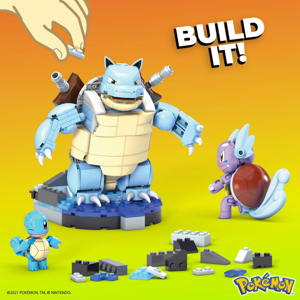 Mega Construx Pokémon - Squirtle Evolution Set (HDH93) Wonder Builders Set LOW STOCK