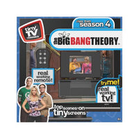 Basic Fun Tiny TV Classics w/Working Remote Control - The Big Bang Theory: Clips from Season 4 06953 LOW STOCK