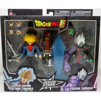 Dragon Ball Super: Dragon Stars - Super Saiyan Future Trunks vs Fusion Zamasu 2-Pack Figures (37166)
