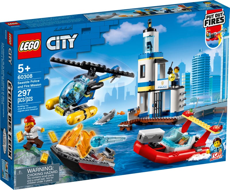 LEGO City - Seaside Police and Fire Mission (60308) Building Toy