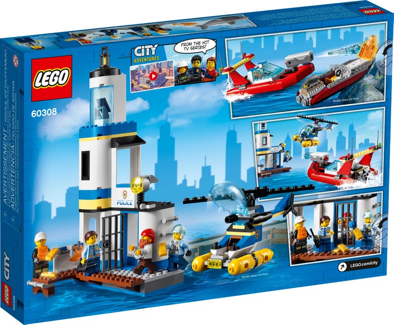 LEGO City - Seaside Police and Fire Mission (60308) Building Toy