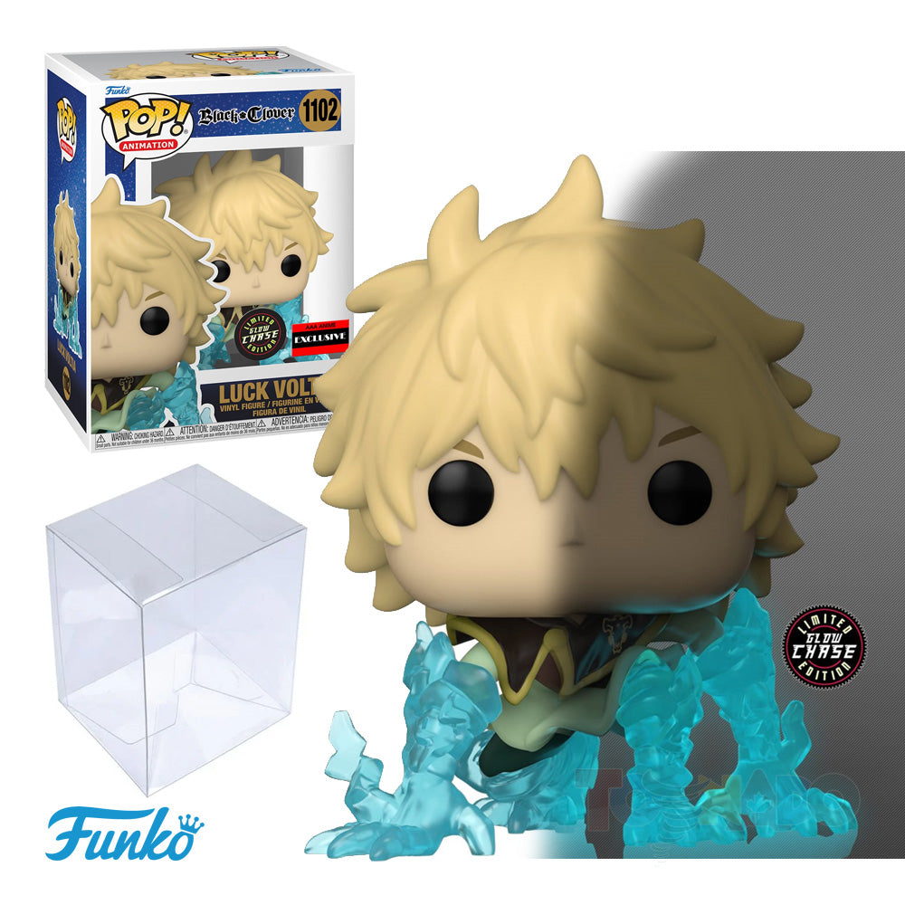 Funko Pop! Animation 1102 Black Clover: Luck Voltia (CHASE) AAA Anime Exclusive Vinyl Figure (60707) LAST ONE!