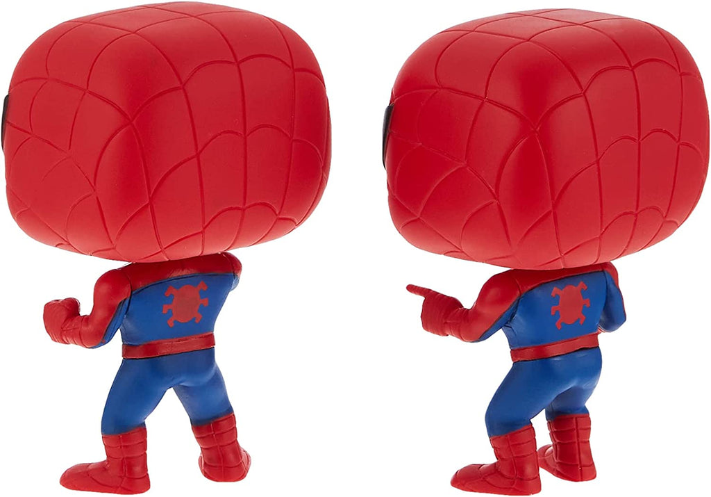 Funko Pop! Marvel \'60s Animated Series Spider-Man vs. Spider-Man (Pointing At) EE Exclusive 2-Pack (48293) LOW STOCK