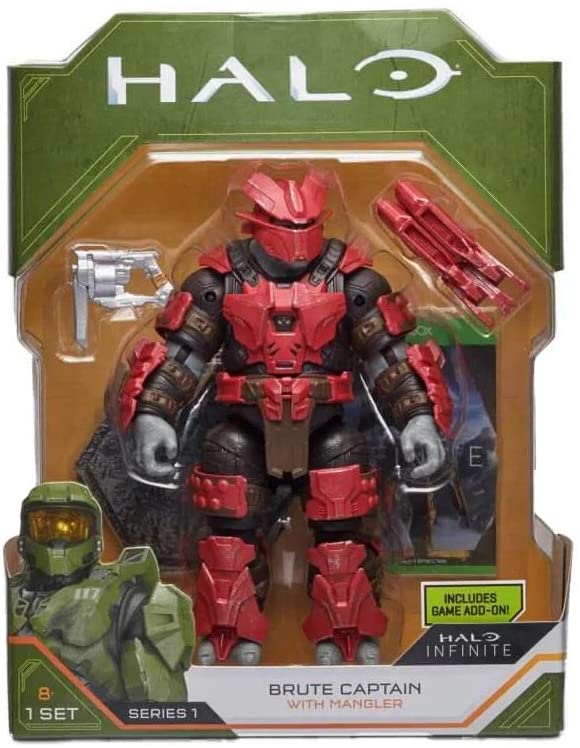 Halo Infinite - Series 1 - Brute Captain (With Mangler) Action Figure (HLW0006) LOW STOCK