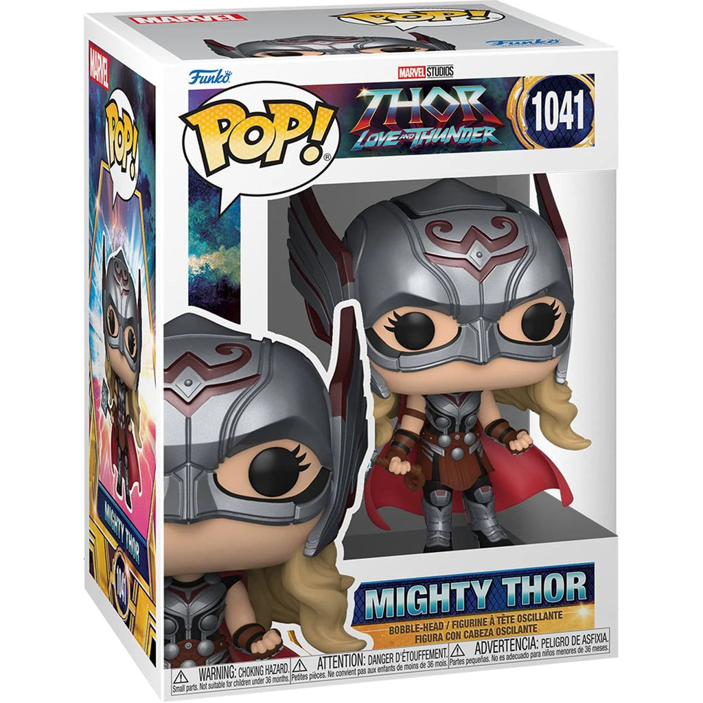 Funko Pop! Marvel #1041 - Thor: Love and Thunder - Mighty Thor Vinyl Figure LOW STOCK