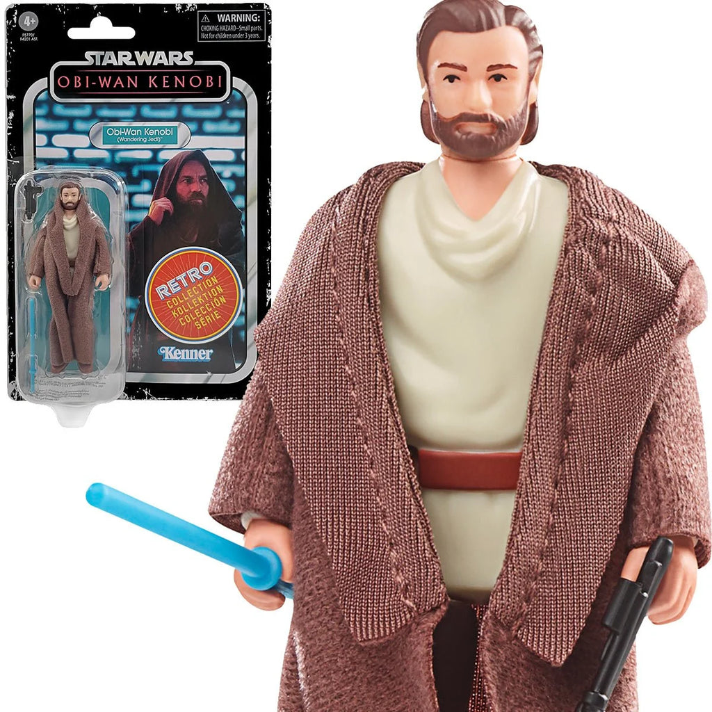 Kenner - Star Wars Retro Collection - Obi-Wan Kenobi: Obi-Wan Kenobi (Wandering Jedi) Figure (F5770)