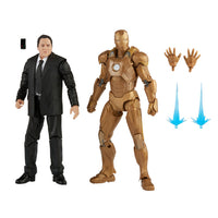 Marvel Legends The Infinity Saga - Iron Man 3 - Happy Hogan - Iron Man Mark XXI Exclusive Action Figures (F0191) LOW STOCK