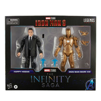 Marvel Legends The Infinity Saga - Iron Man 3 - Happy Hogan - Iron Man Mark XXI Exclusive Action Figures (F0191) LOW STOCK