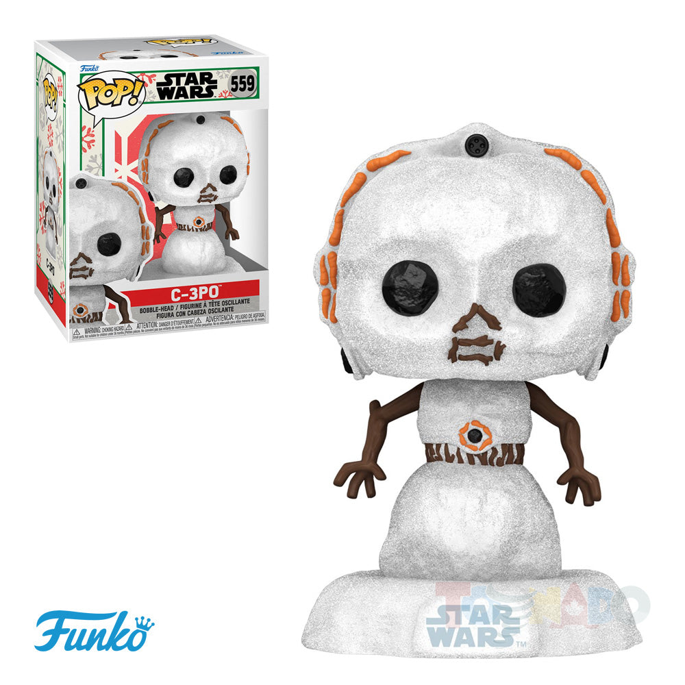 Funko Pop! Star Wars #559 - Holiday - C-3PO Snowman Vinyl Figure (64335)