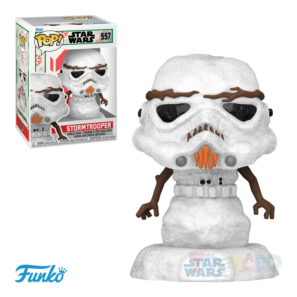 Funko Pop! Star Wars #557 - Holiday - Stormtrooper Snowman Vinyl Figure (64338) LOW STOCK