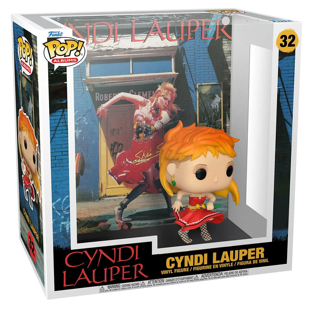 Funko Pop! Albums #32 - Cyndi Lauper - She's So Unusual Album Figure with Case (64368)