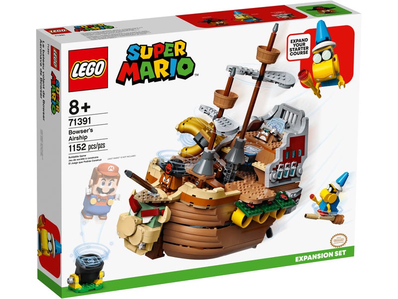 LEGO Super Mario - Bowser's Airship Expansion Set (71391) Buildable Game LAST ONE!