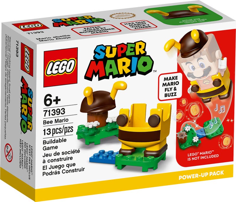 LEGO Super Mario - Power-Up Pack - Bee Mario Retired Buildable Game (71393) LOW STOCK