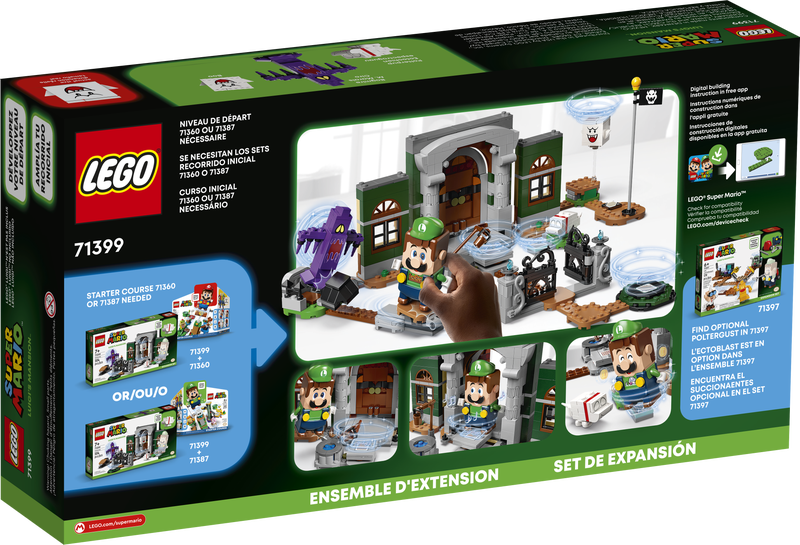 LEGO Super Mario Luigi's Mansion Entryway Expansion Set (71399) Buildable Game