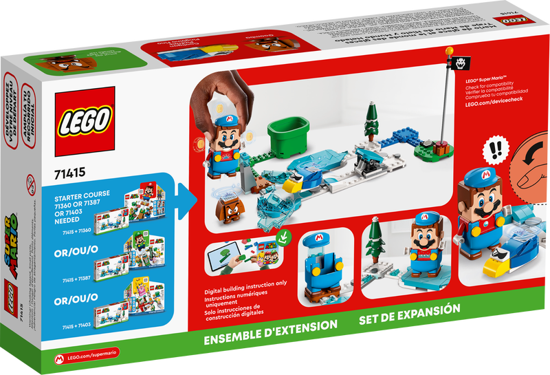 LEGO Super Mario - Ice Mario Suit and Frozen World Expansion Set Buildable Game (71415) LOW STOCK