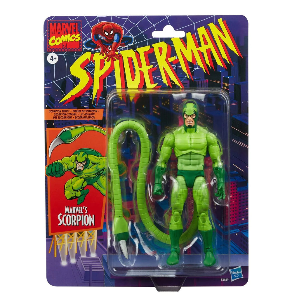 Marvel Legends Retro Collection - Spider-Man - Marvel's Scorpion Action Figure (F3449) LOW STOCK